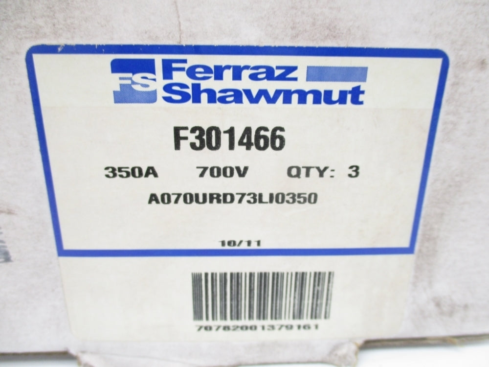 FERRAZ SHWMUT F301466 350A 700V (PKG OF 3) NSMP