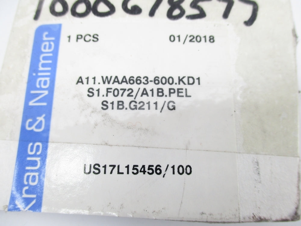 KRAUS & NAIMER A11.WAA663-600.KD1 NSNP