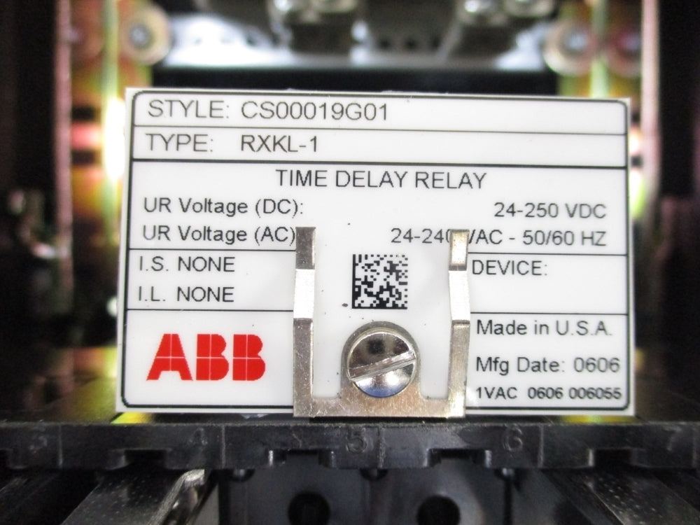 ABB RXKL-1 CS00019G01 24-250VDC NSNP