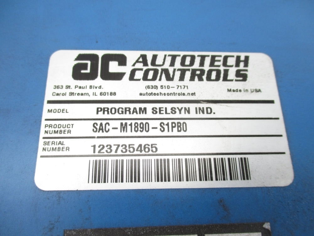 AUTOTECH CONTROLS SAC-M1890-S1PB0 UNMP