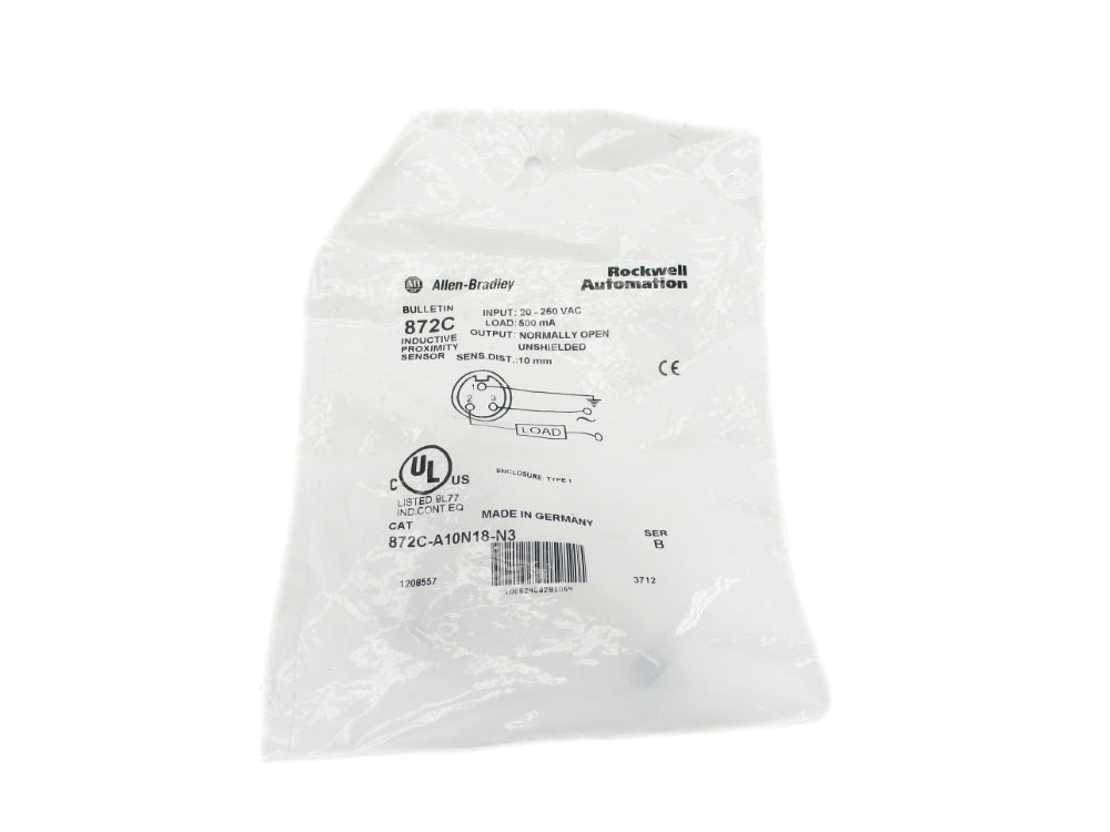 ALLEN BRADLEY 872C-A10N18-N3 SER. B NSMP