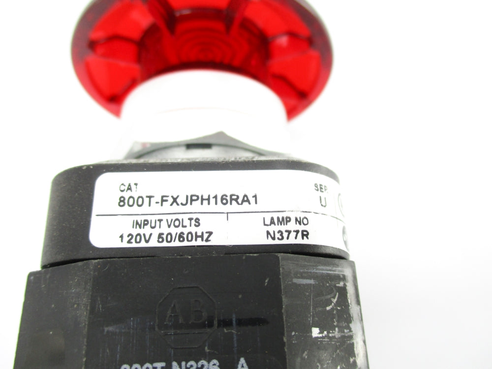 ALLEN BRADLEY 800T-FXJPH16RA1 SER. U NSNP