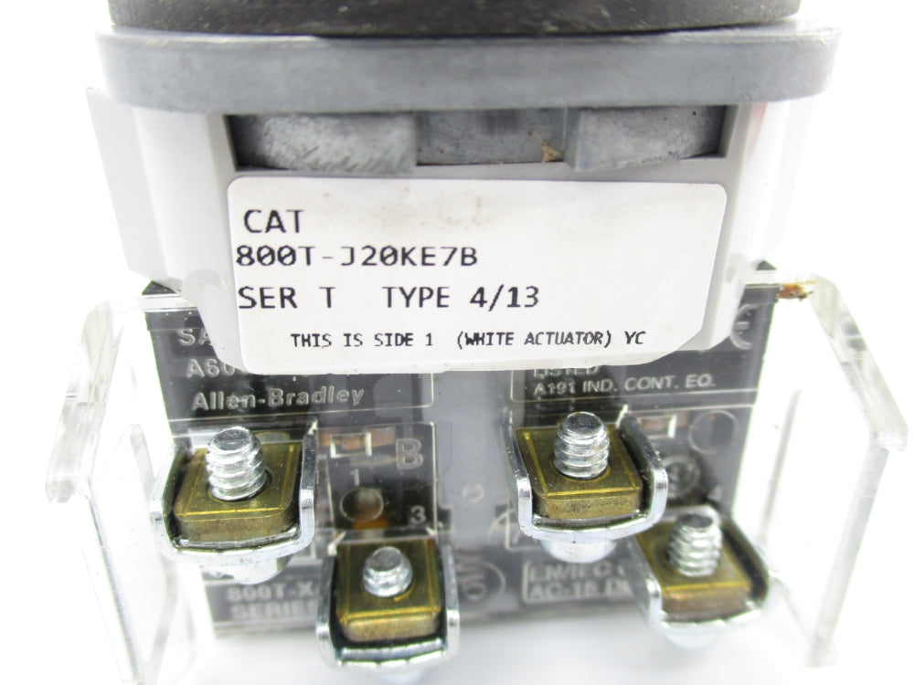ALLEN BRADLEY 800T-J20KE7B SER. T NSNP