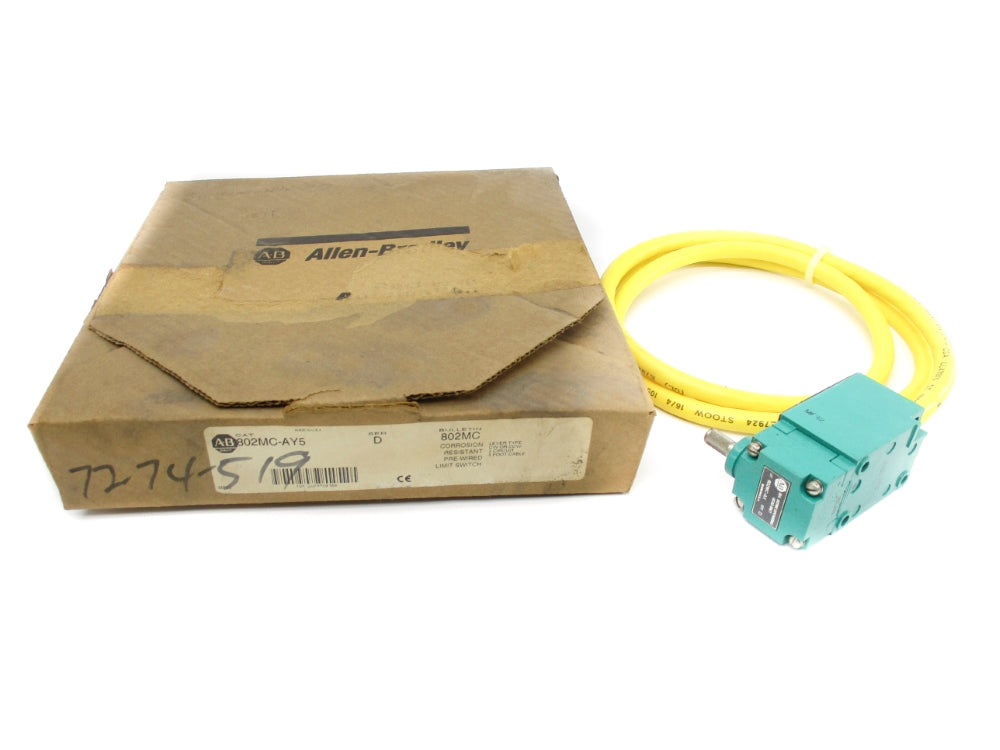ALLEN BRADLEY 802MC-AY5 SER. D (BR/WH) NSMP