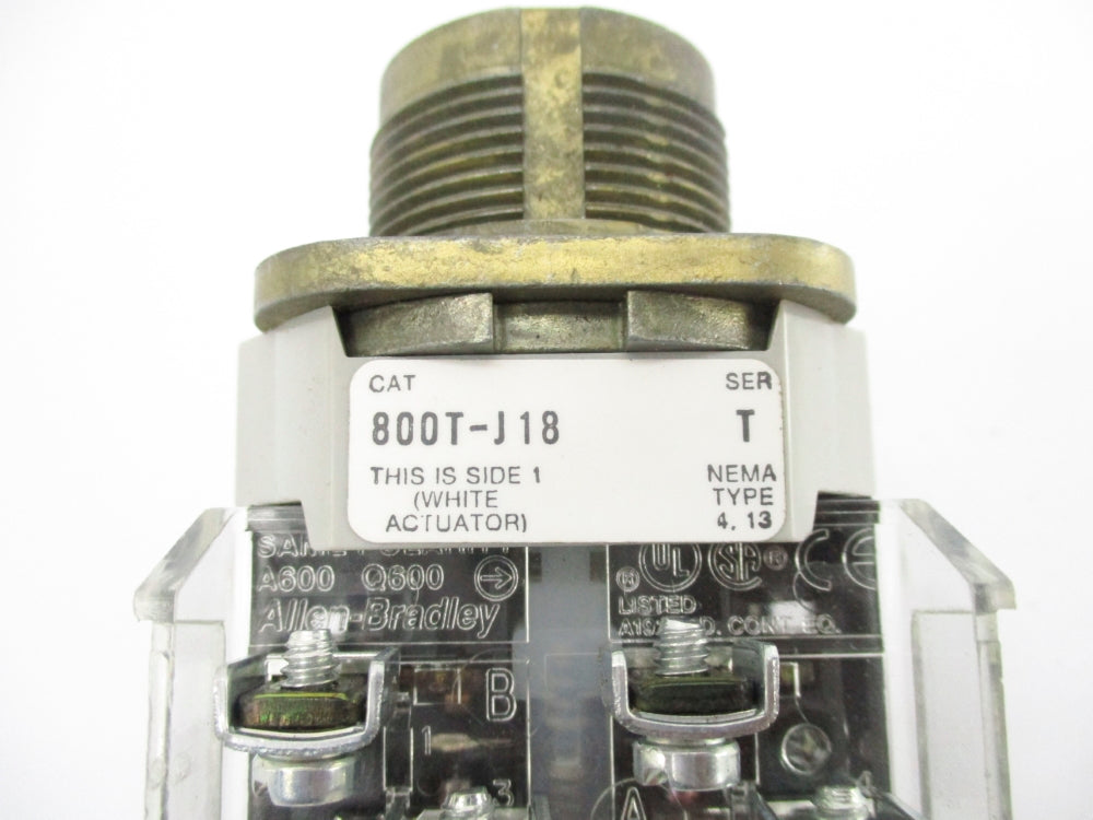 ALLEN BRADLEY 800T-J18 SER. T NSNP