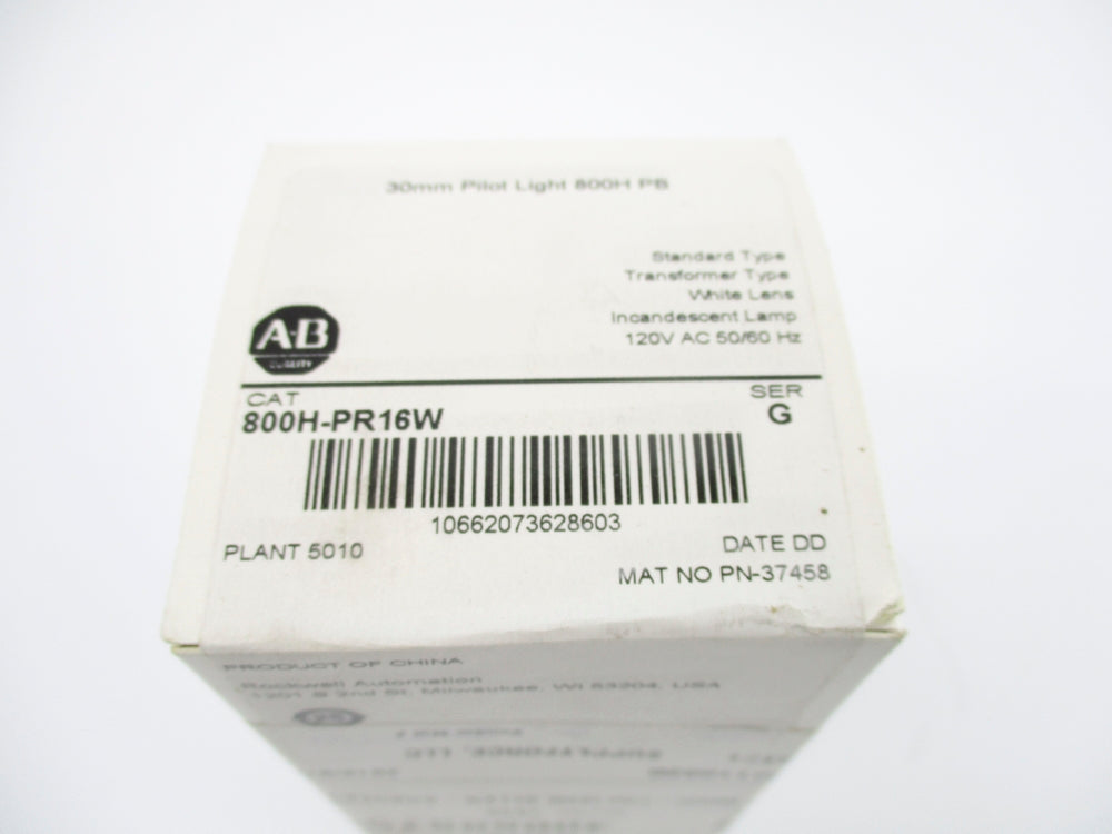 ALLEN BRADLEY 800H-PR16W SER. G (WH) NSFS
