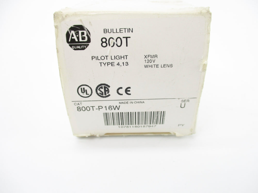 INDUSTRIAL SPARE PART 800T-P16W SER. U (WH) NSMP