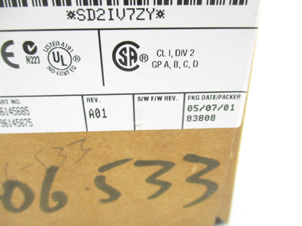ALLEN BRADLEY 1794-IB16 SER. A DATE: 2001 NSFS