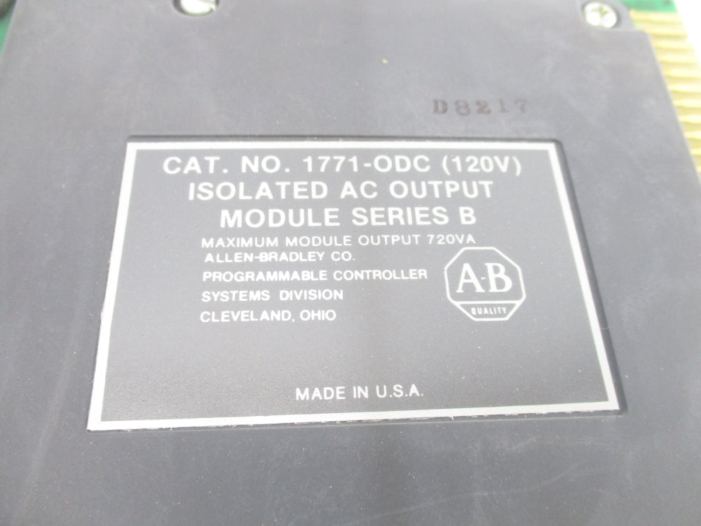 ALLEN BRADLEY 1771-ODC SER. B UNMP
