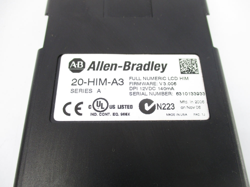 ALLEN BRADLEY 20-HIM-A3 SER. A F/W V3.006 NSNP