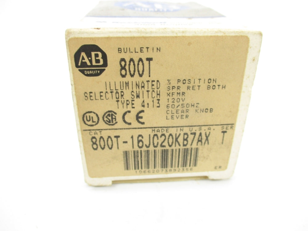 INDUSTRIAL SPARE PART 800T-16JC20KB7AX SER. T (AS PICTURED) (GY/BL) NSMP