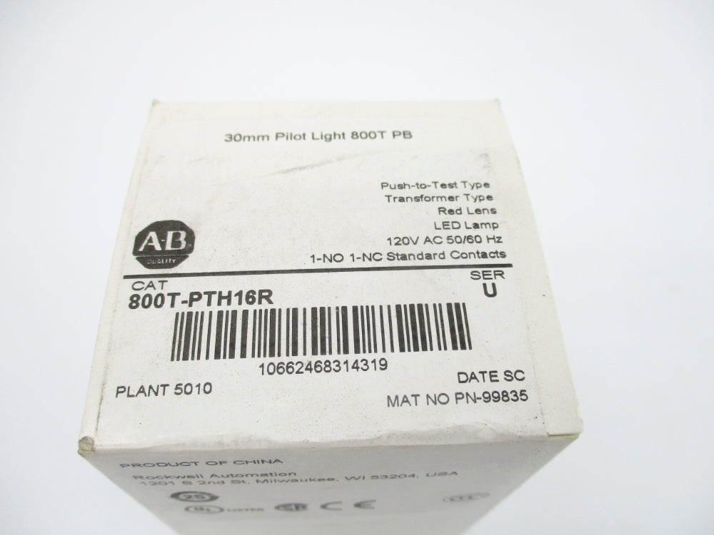 INDUSTRIAL SPARE PART 800T-PTH16R SER. U (WH) NSFS