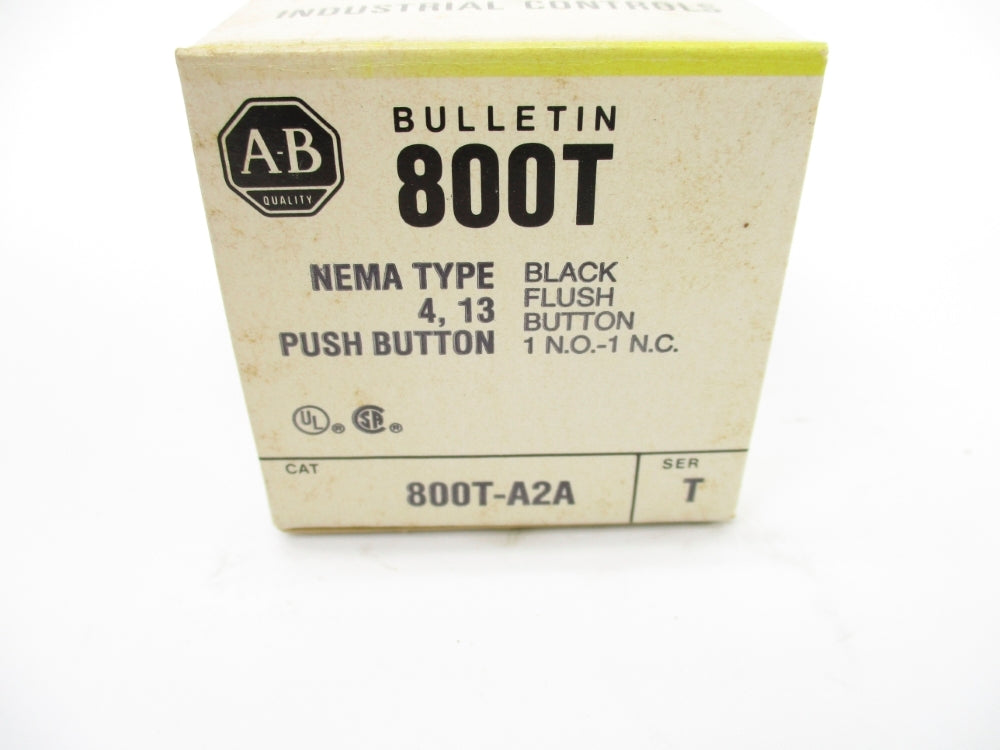 ALLEN BRADLEY 800T-A2A SER. T (BK/YL) NSMP