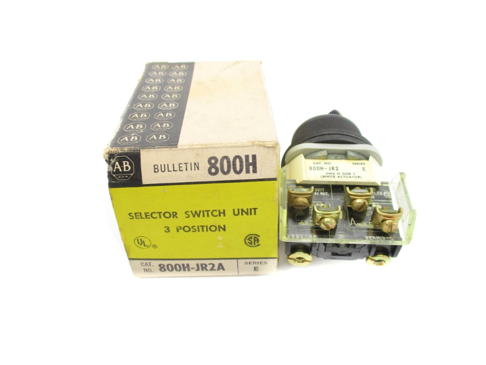 ALLEN BRADLEY 800H-JR2A SER. E (BK/YL) NSMP