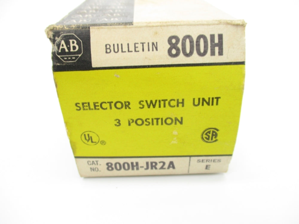ALLEN BRADLEY 800H-JR2A SER. E (BK/YL) NSMP