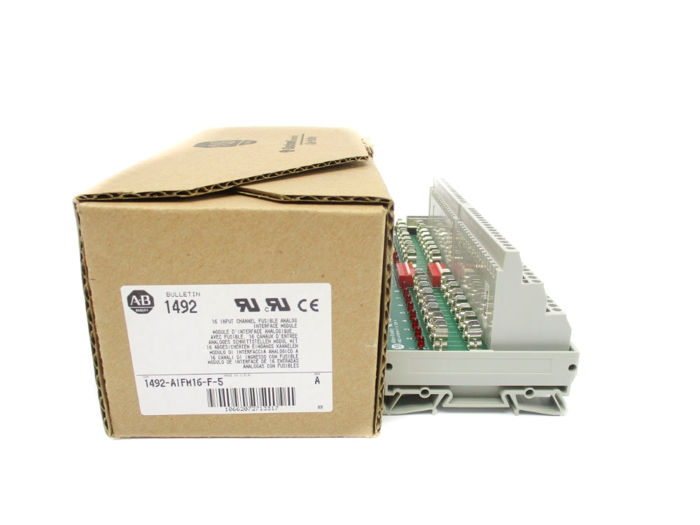 ALLEN BRADLEY 1492-AIFM16-F-5 SER. A (BR/WH) NSMP