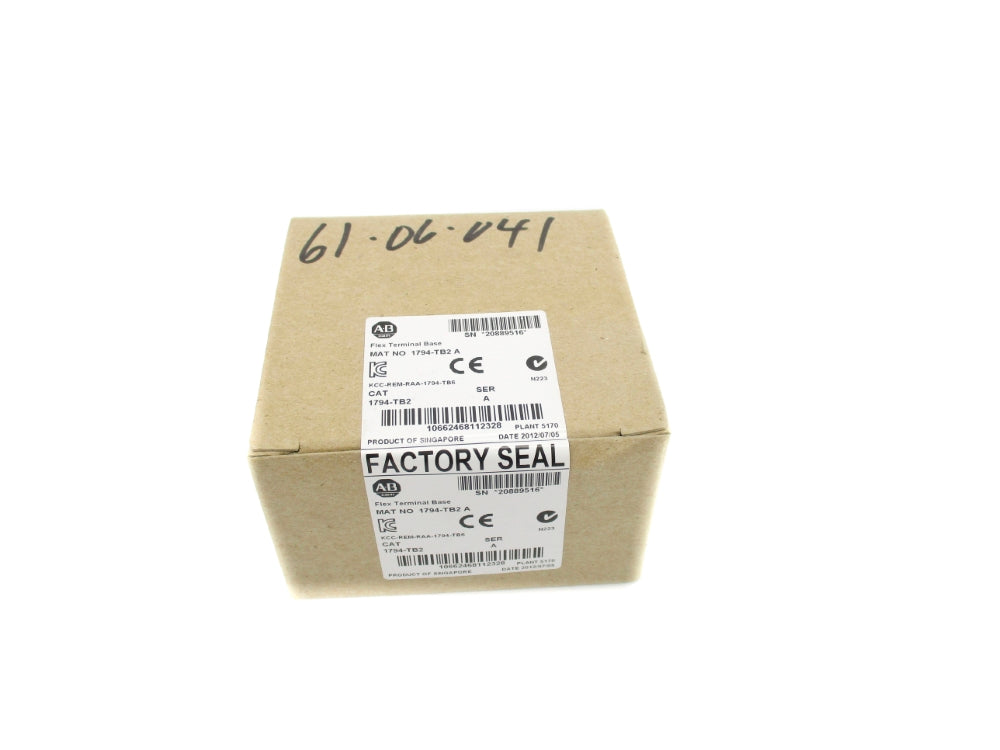 INDUSTRIAL SPARE PART 1794-TB2 SER. A DATE: 2012 NSFS