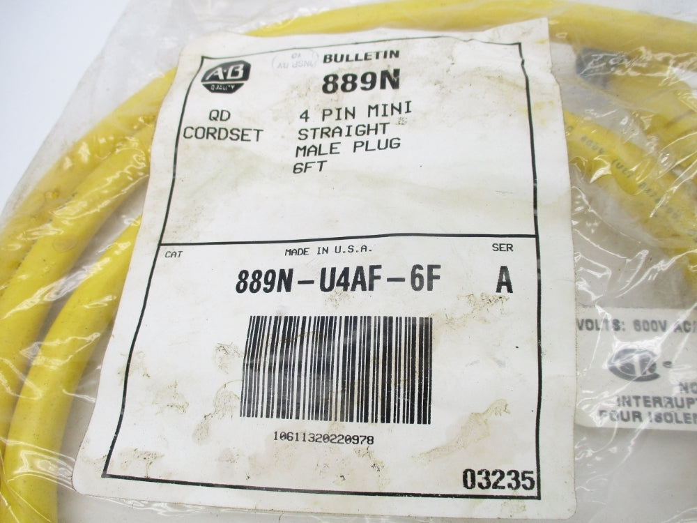ALLEN BRADLEY 889N-U4AF-6F SER. A NSMP