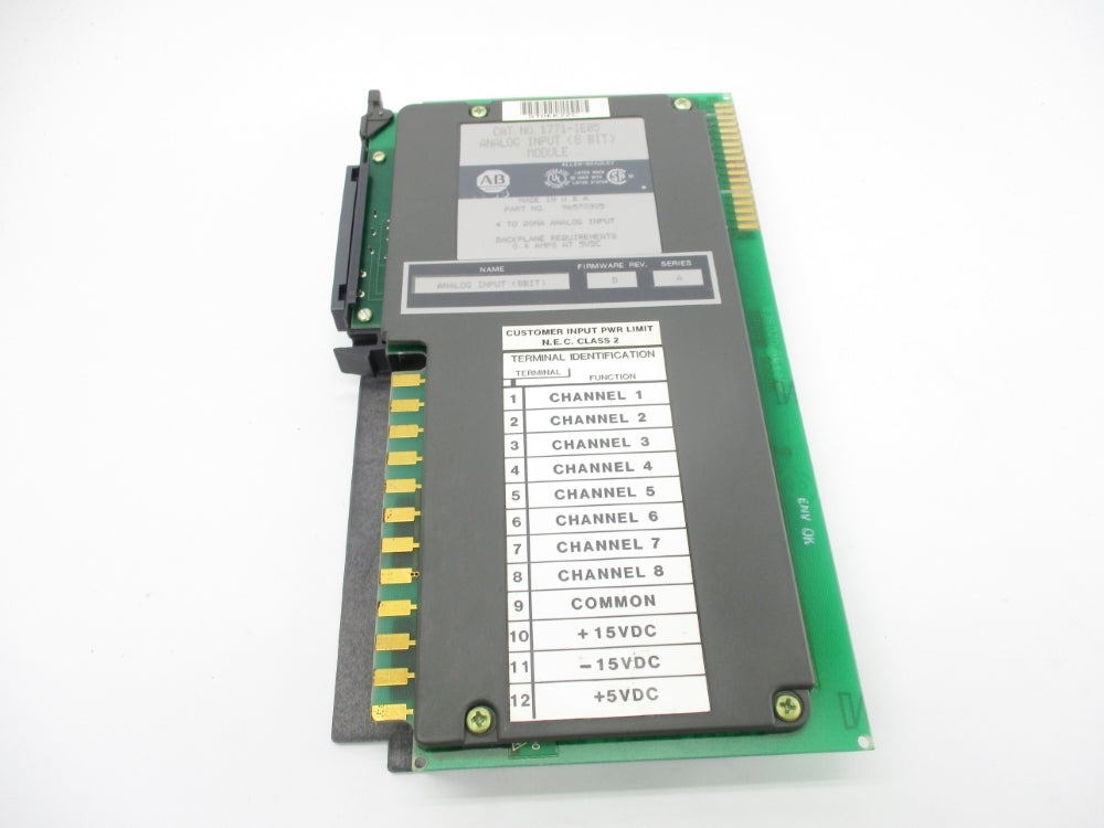 ALLEN BRADLEY 1771-IE05 SER. A F/W D UNMP