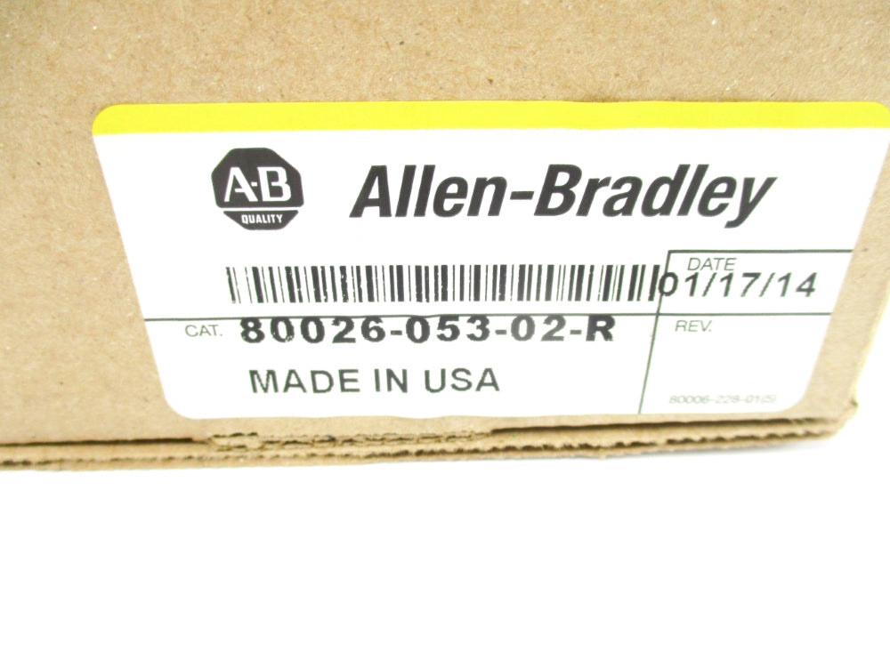 ALLEN BRADLEY 80026-053-02-R DATE: 2014 (BR/YL) NSFS