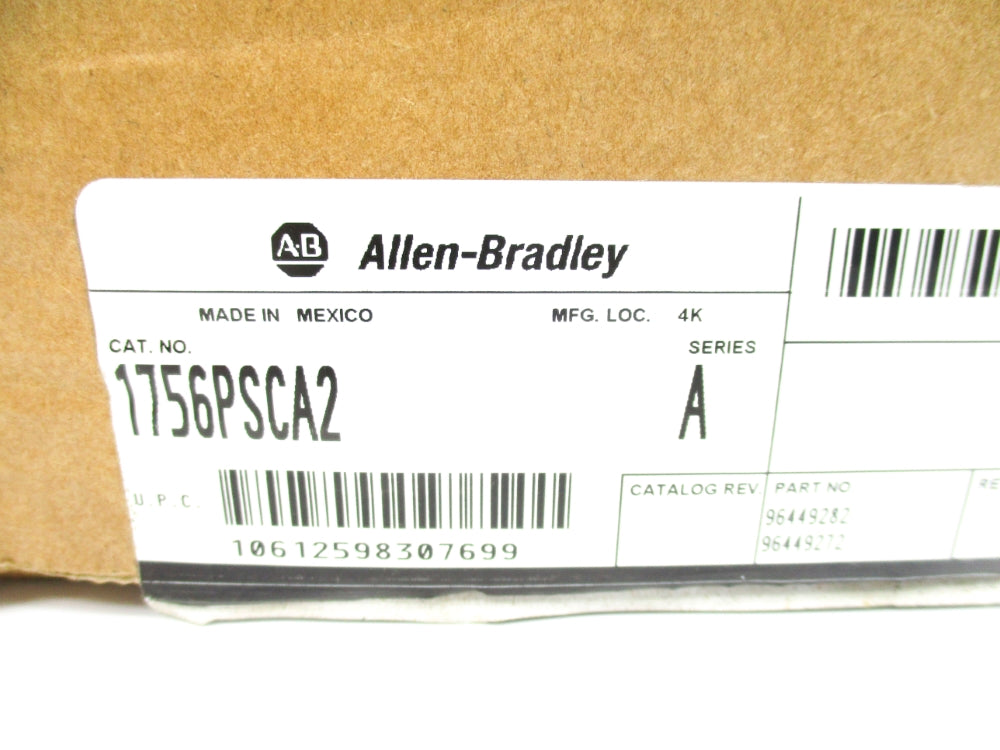 ALLEN BRADLEY 1756-PSCA2 SER. A NSMP