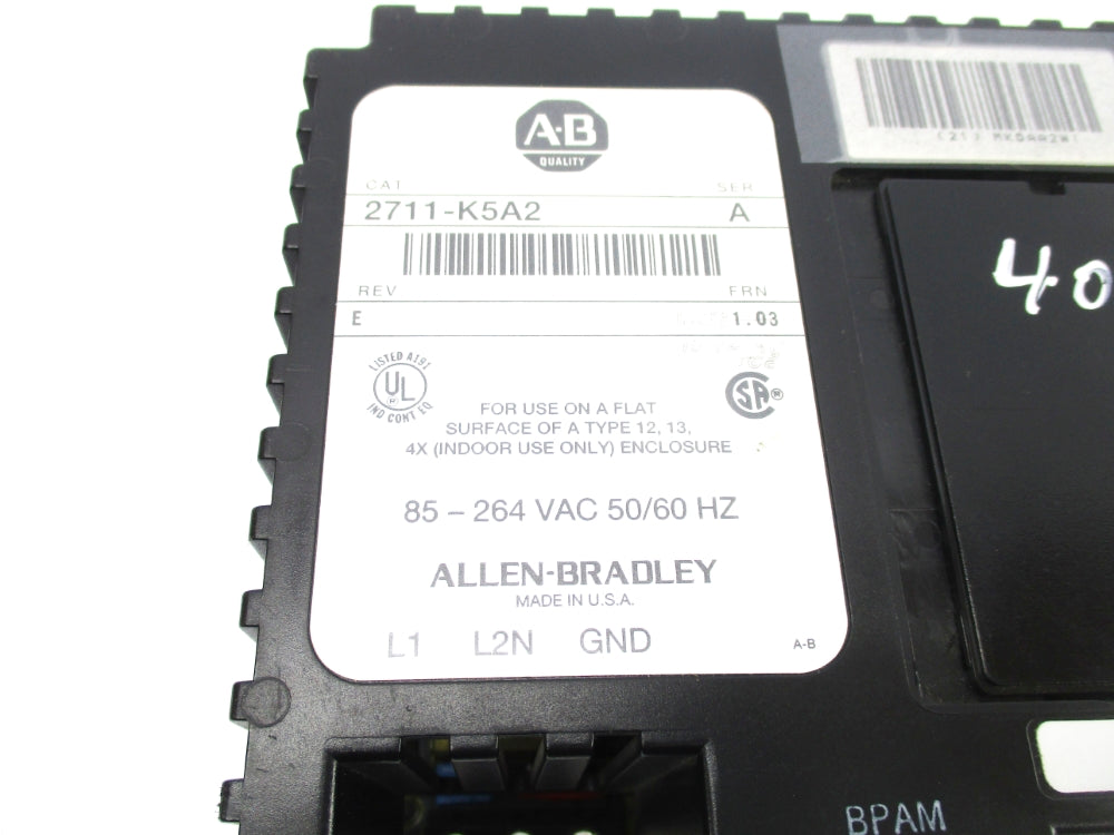 INDUSTRIAL SPARE PART 2711-K5A2 SER. A F/W 1.03 NSNP