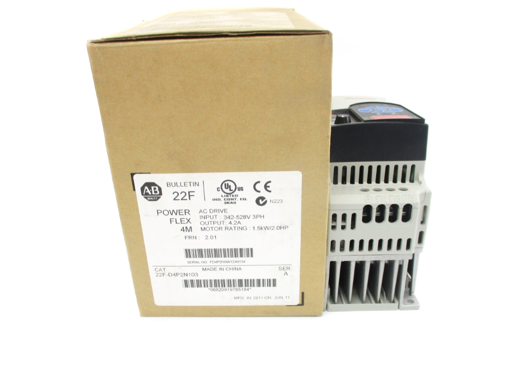 ALLEN BRADLEY 22F-D4P2N103 SER. A F/W 2.01 NSMP