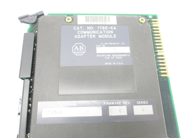 ALLEN BRADLEY 1785-KA SER. A F/W E UNMP