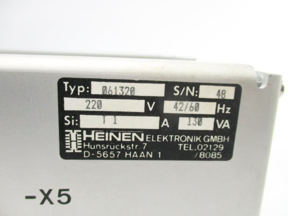 HEINEN ELEKTRONIK SKV1.1 061320 UNMP