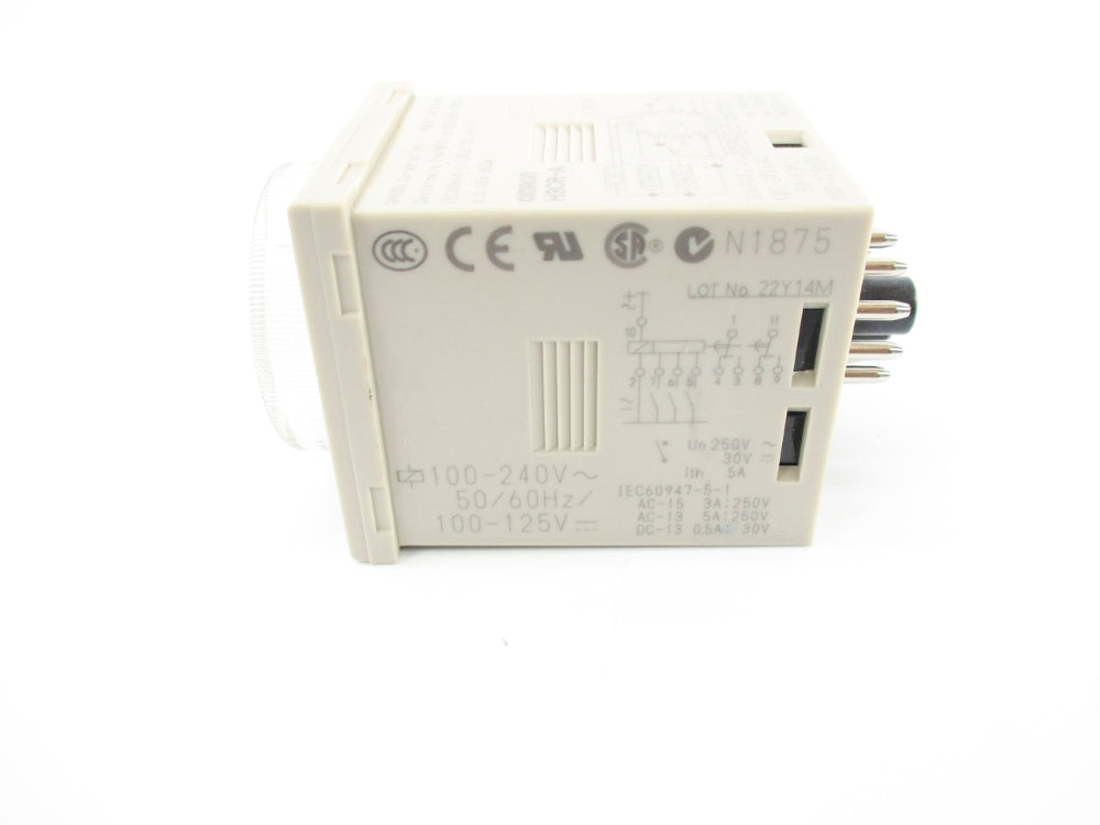 OMRON H3CR-A 100-240VAC/100-125VDC 0-1.2MIN NSNP