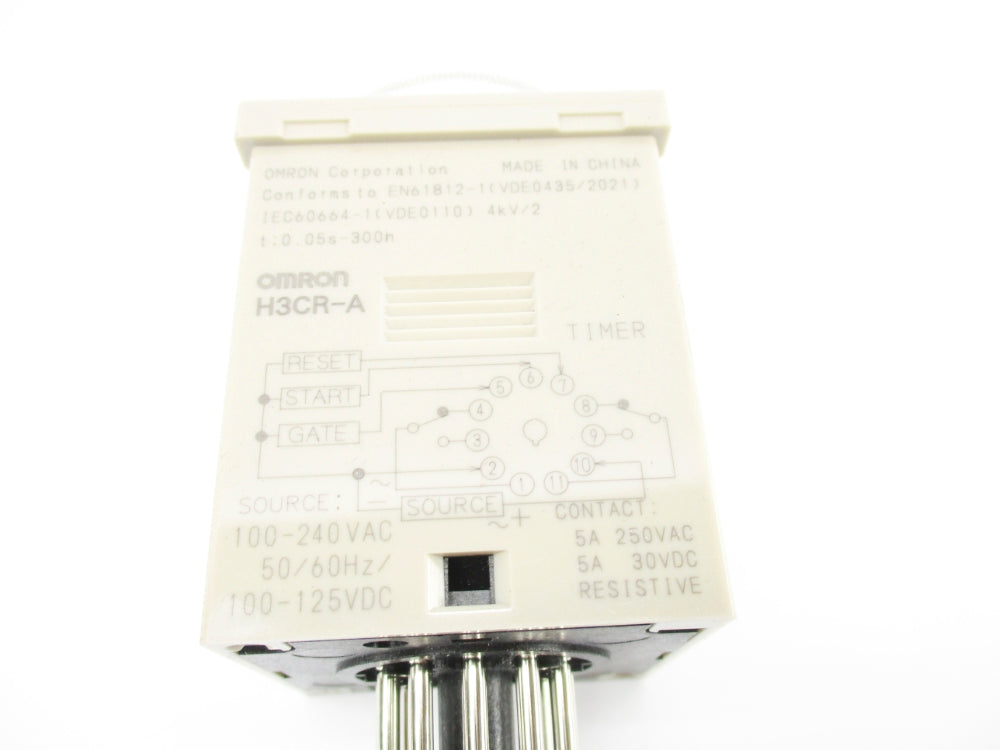OMRON H3CR-A 100-240VAC/100-125VDC 0-1.2MIN NSNP