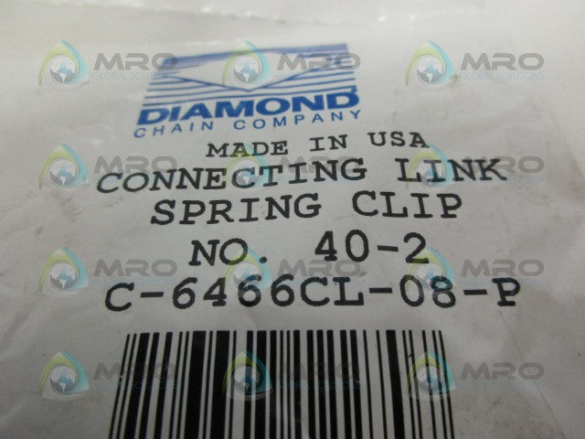 DIAMOND C-6466CL-08-P SPRING CLIP CONNECTOR  *NEW IN FACTORY BAG*