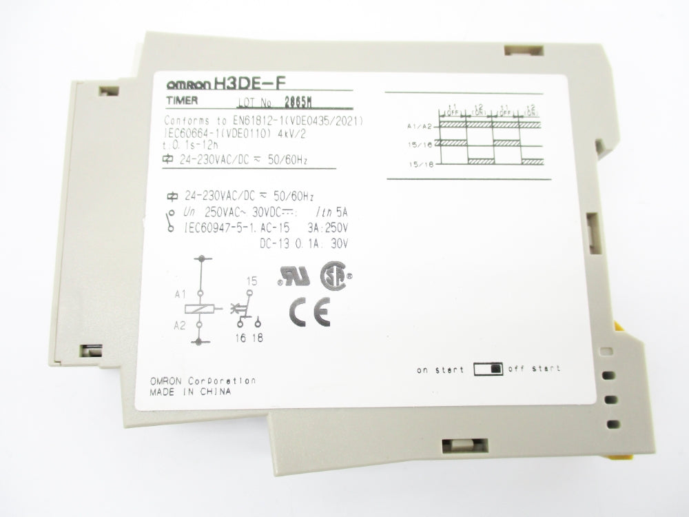 OMRON H3DE-F 24-230VAC/DC 0.1S-12H NSNP