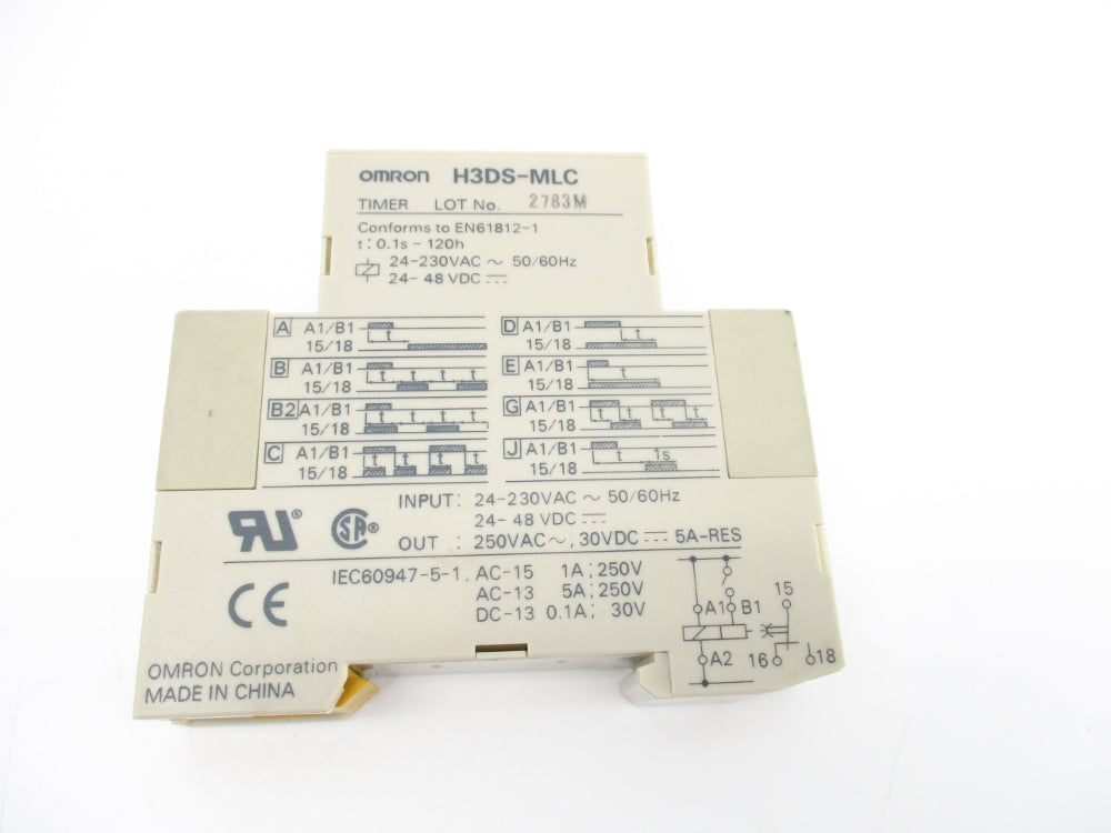 OMRON H3DS-MLC 24-230VAC/24-48VDC 0.1S-120H NSNP