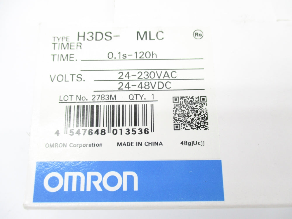 OMRON H3DS-MLC 24-230VAC/24-48VDC 0.1S-120H NSMP