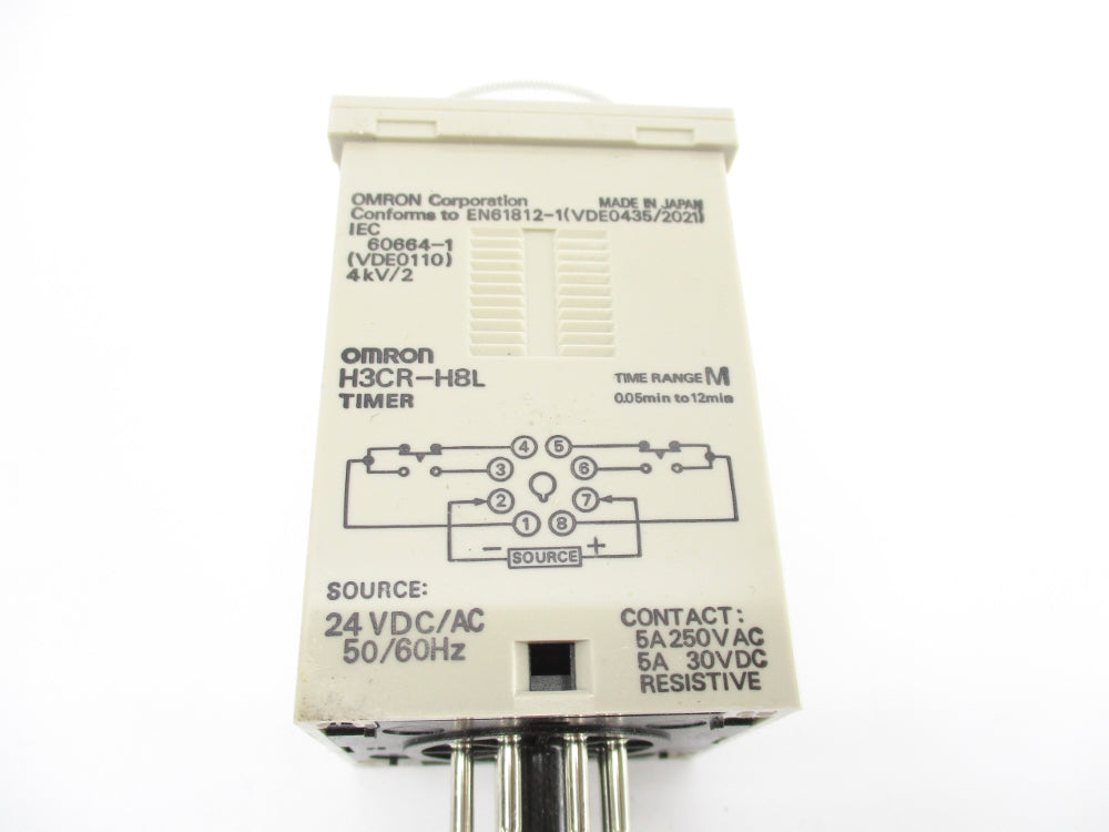 OMRON H3CR-H8L 24VDC/AC 0.05M-12M NSNP