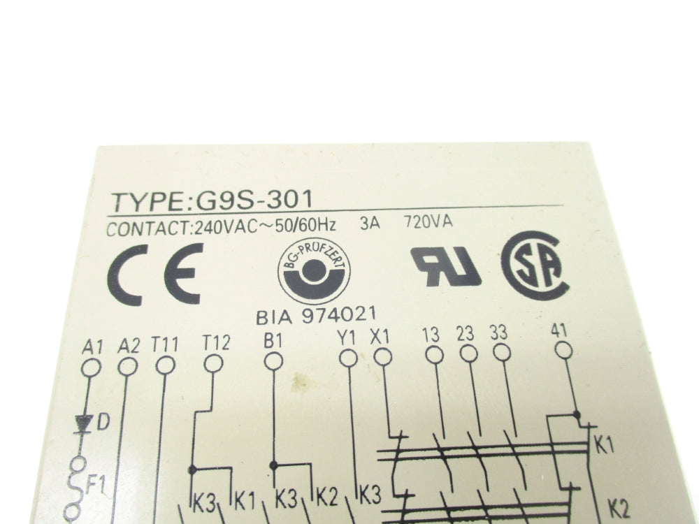 OMRON G9S-301 24VDC 3A NSNP