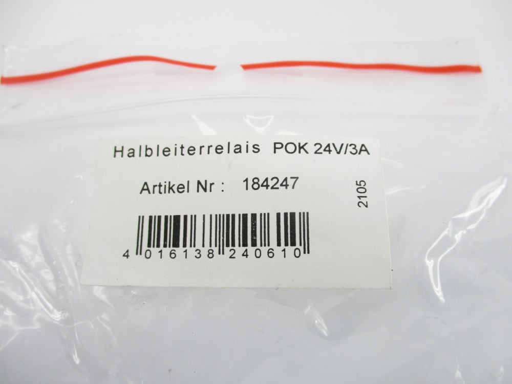 HALBEITERRELAIS 18247 2105 24VDC 3A NSMP
