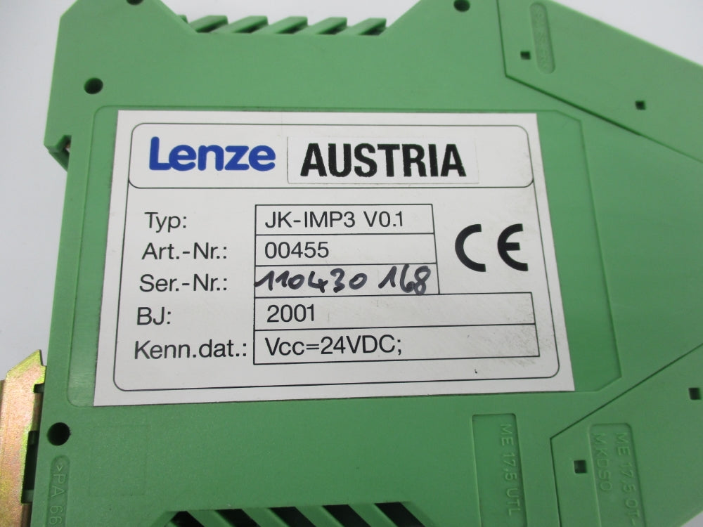 LENZE JK-IMP3 00455 24VDC NSNP