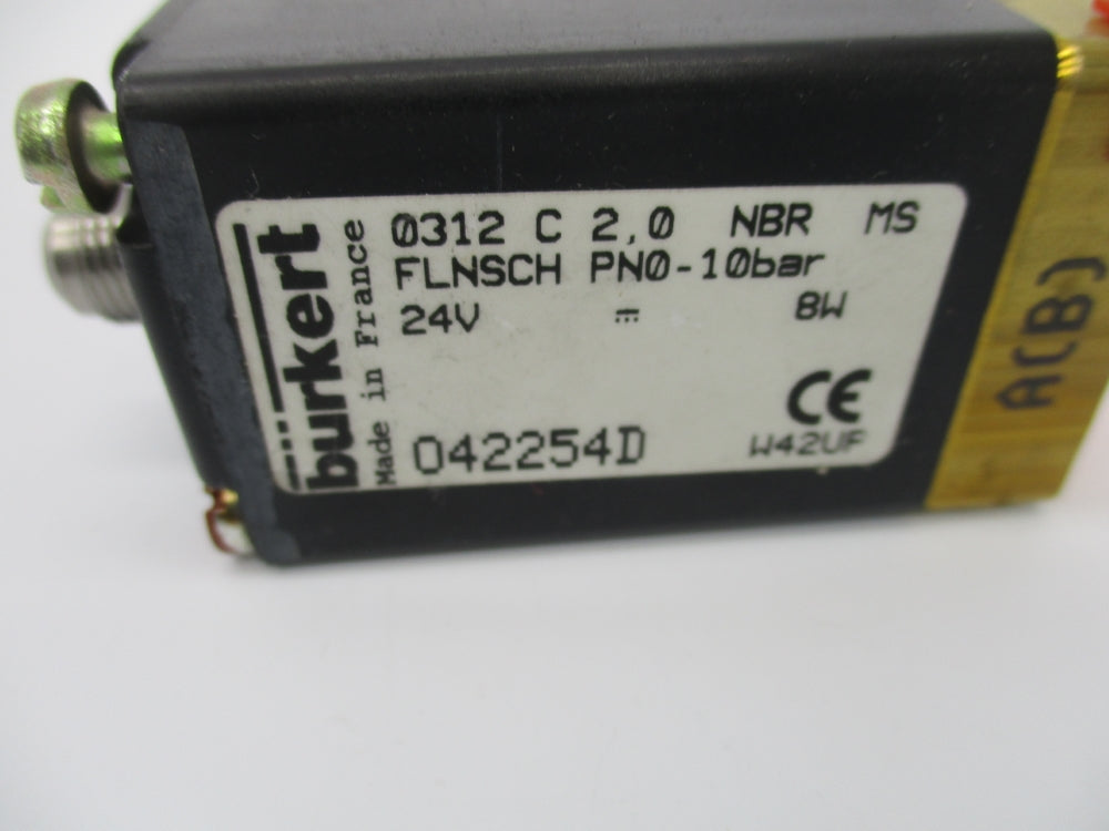 BURKERT 0312C2.0NBRMS 24V NSNP