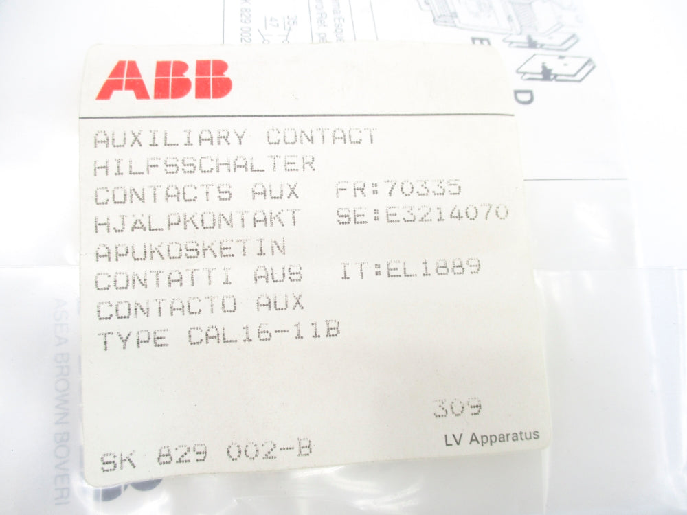 ABB CAL16-11B NSMP