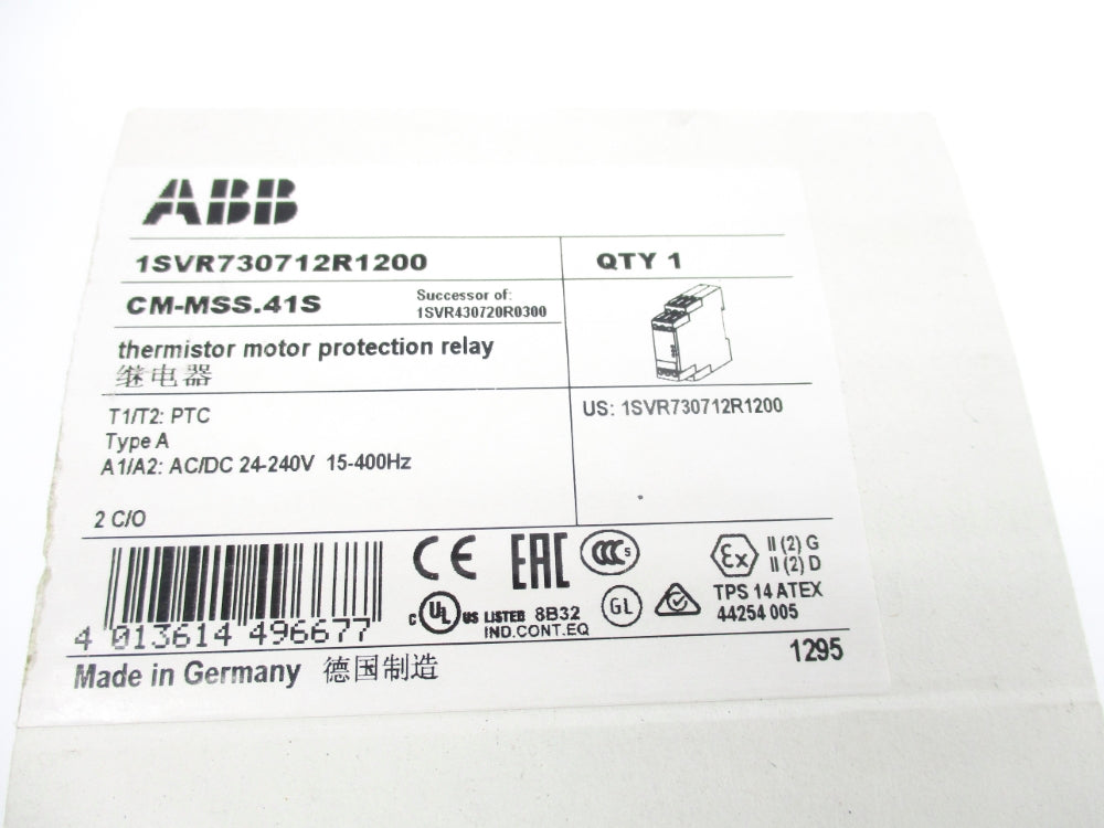 ABB CM-MSS.41S 1SVR730712R1200 24-240VAC/DC 4A NSMP