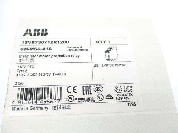 ABB CM-MSS.41S 1SVR730712R1200 24-240VAC/DC 4A NSMP