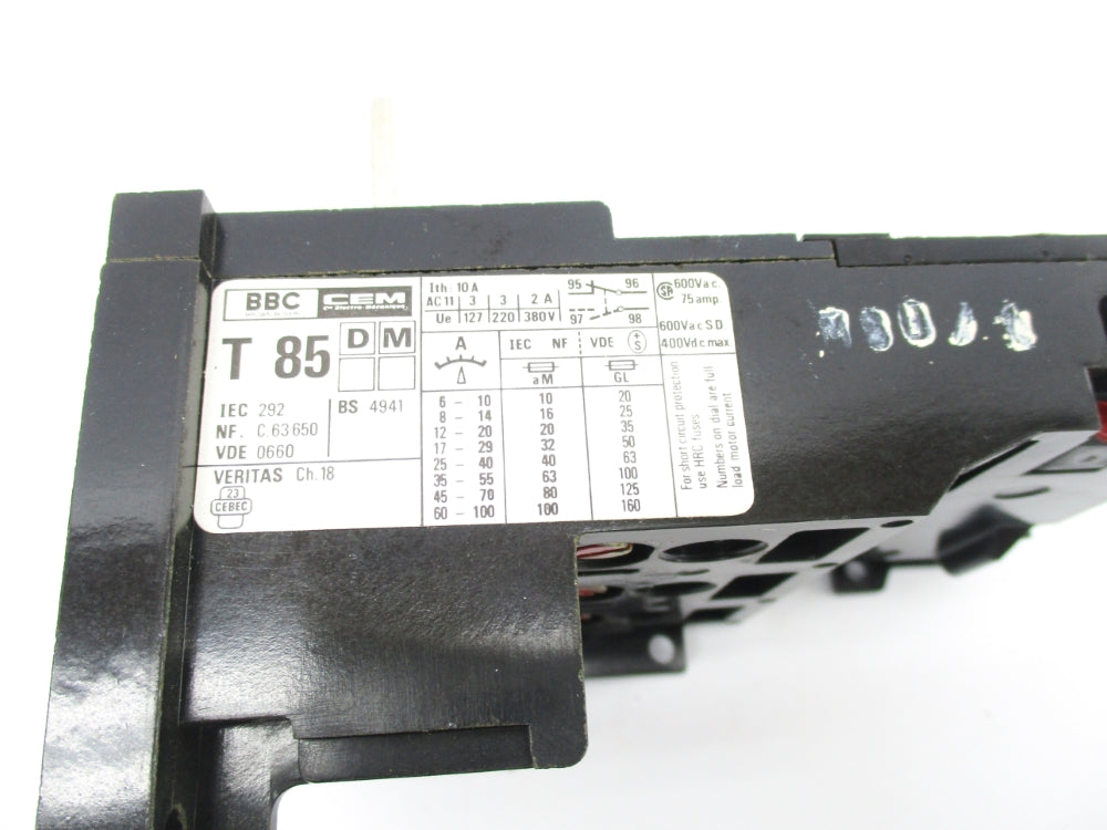 BBC T85DM-10 600V 6-10A NSNP