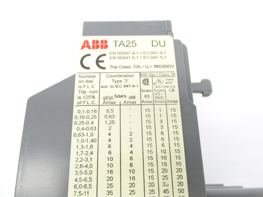 ABB TA25DU-5 690V 3.5-5A NSNP