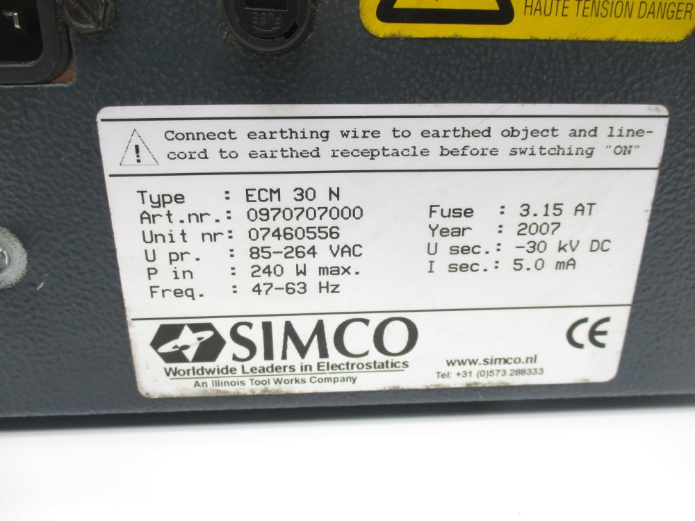 SIMCO ECM30N 0970707000 UNMP