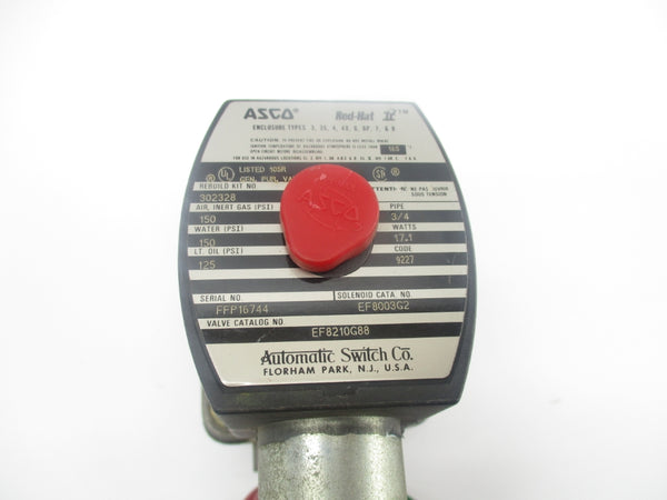 ASCO EF8210G88 110/120V 150PSI UNMP