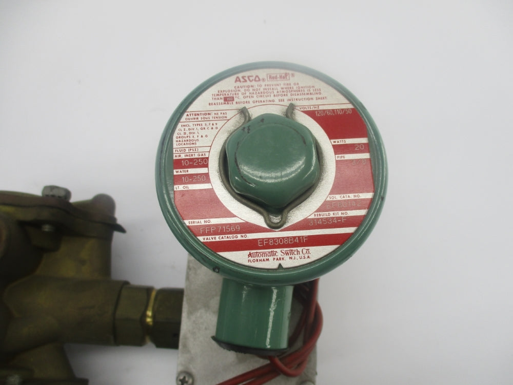 ASCO EF8308B41F 110/120V 10-250PSI UNMP