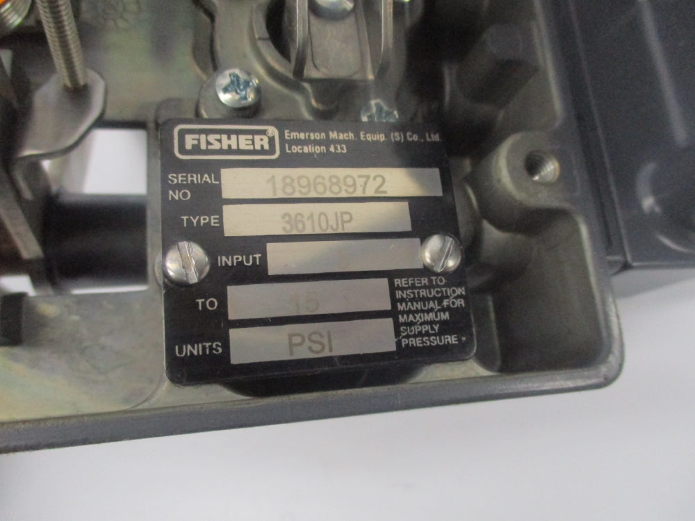 FISHER 3610JP 15PSI NSNP