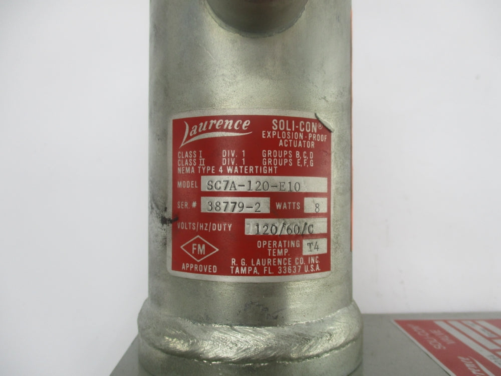 LAURENCE SC7A-120-E10 W/ 3315SC264 UNMP